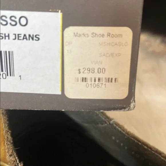 Donald J. Pliner Men's Tan Suede Loafers - Picture 7 of 10